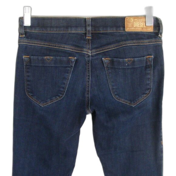 DIESEL Jeans, 27, LIVIER Jeggings, Skinny, Zipper fly, Back pockets, Blue - Picture 4 of 14